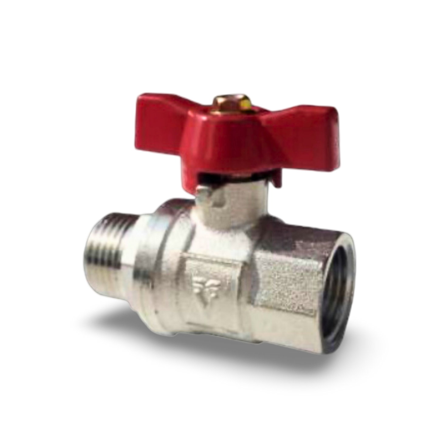 Válvula De Bola Tipo Pesado M/Mariposa M x H 1/2" Vizzo Veroni - CASVPMMH12