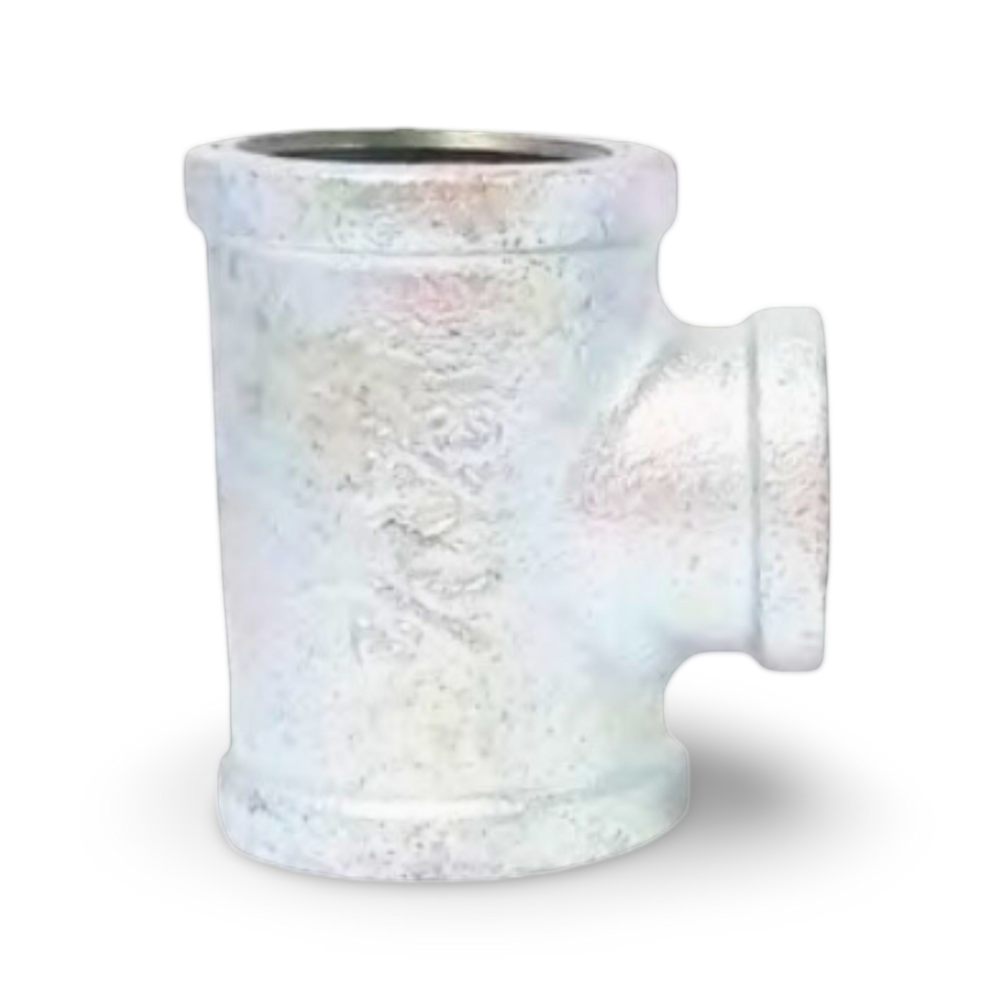 Tee Reducida Galvanizada 1 1/2" - 1/2" Superior - GTR11212