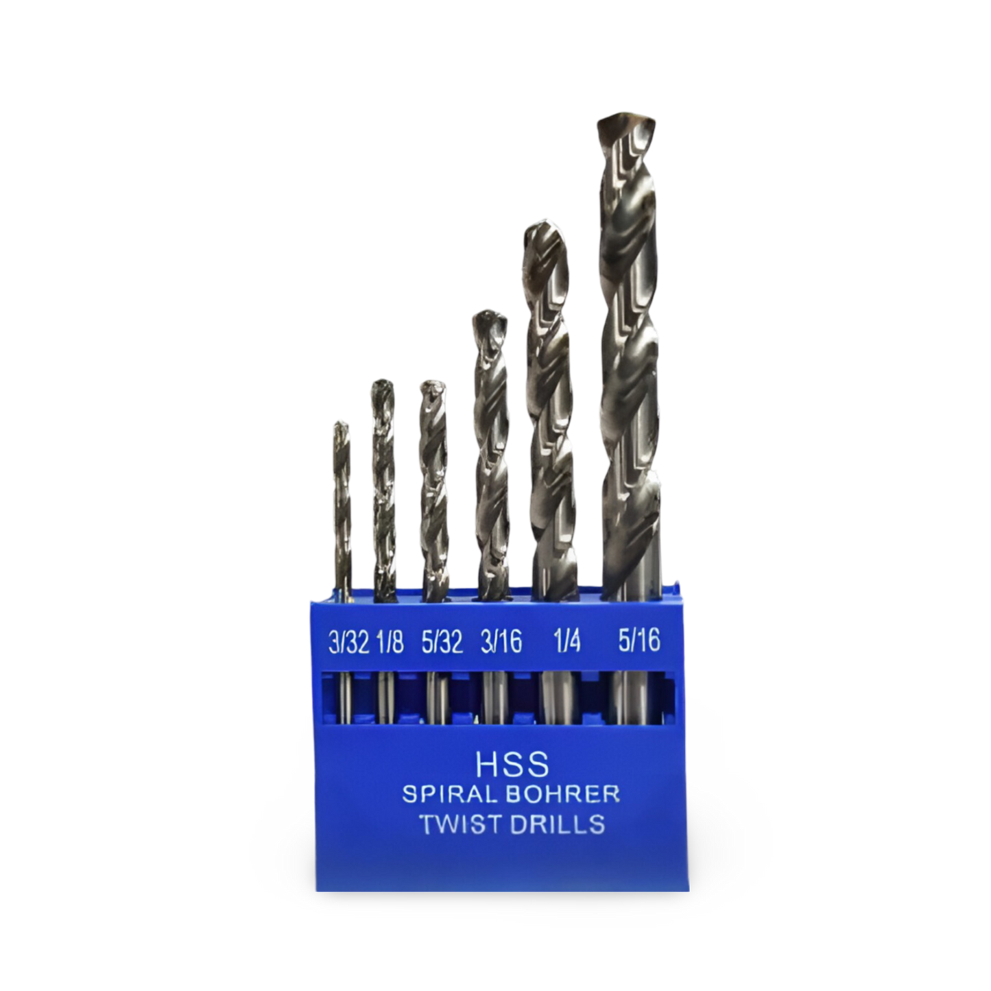 Juego Brocas 3/32" a 5/16" X6 Piezas HSS DIN338 - JBS6P