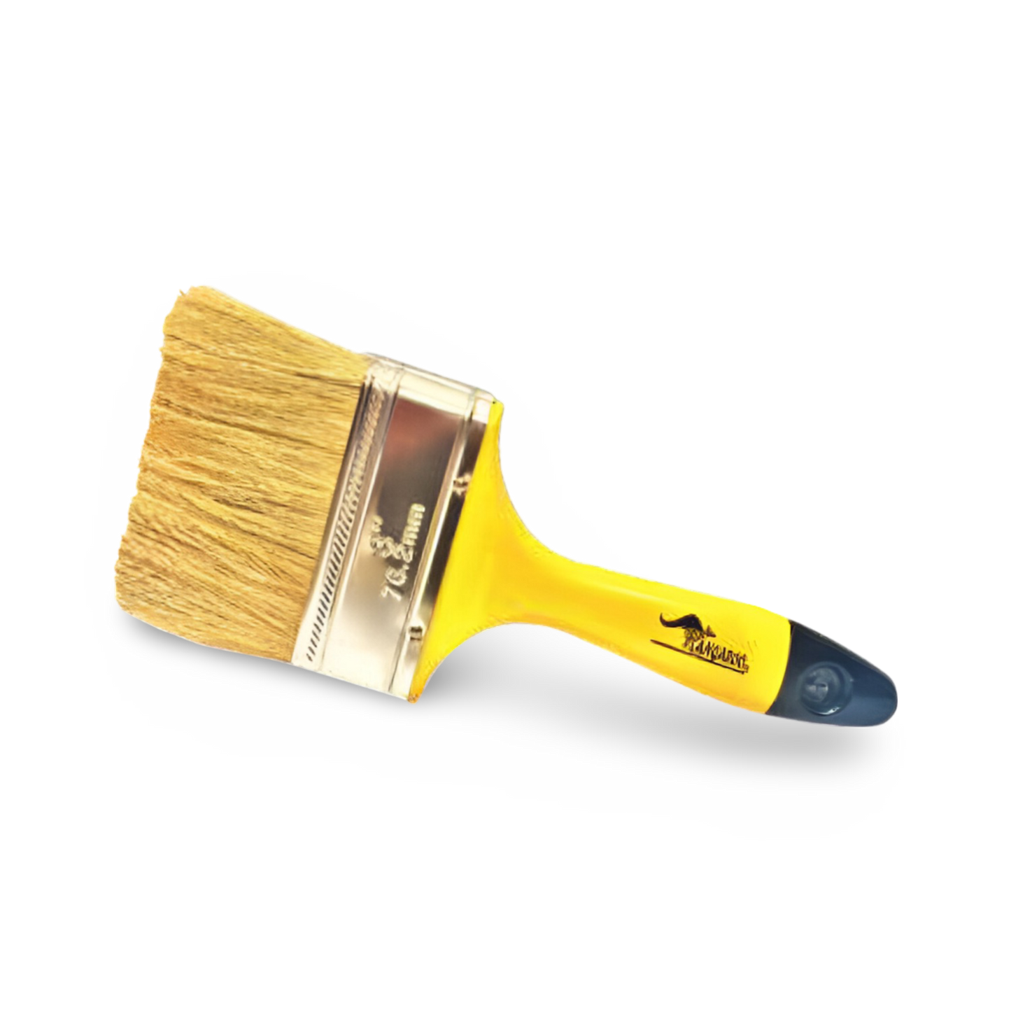 Brocha Mango Plástico Cerda Blanca 1 1/2" Kangaroo - KBPPB112
