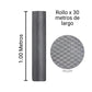 Malla Plástica Anti Mosquito H100cm Rollo 30mt Color Gris