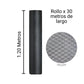 Malla Plástica Anti Mosquito H120cm Rollo 30mt Color Negro
