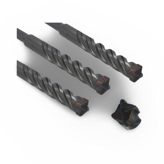 Broca Para Muro SDS-PLUS 4 Cortes 1/4" x 6" Set x 10 - BSDS4P146