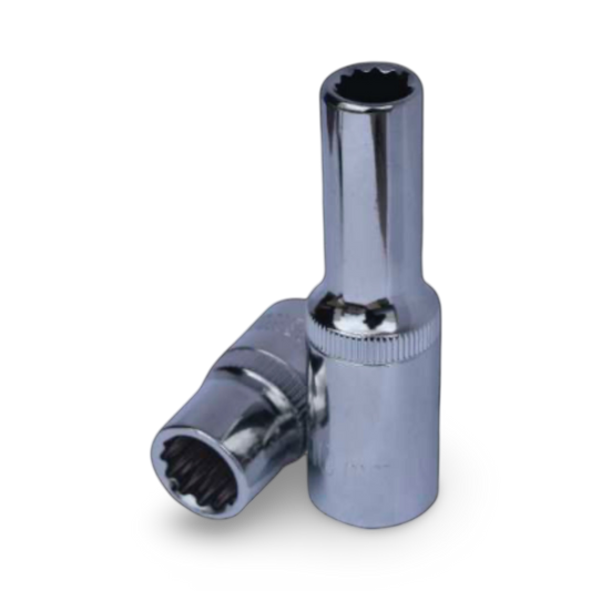 Copa 12pts Larga Cromo Vanadio 1/2" x 5/8" Set x 5 - C12CPL1258