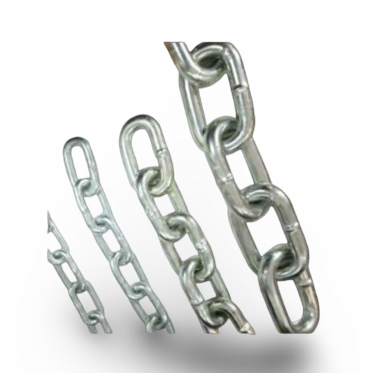 Cadena Eslabón Corto Galvanizada 3/32" x 100 Mts  Superior - CEG332100M