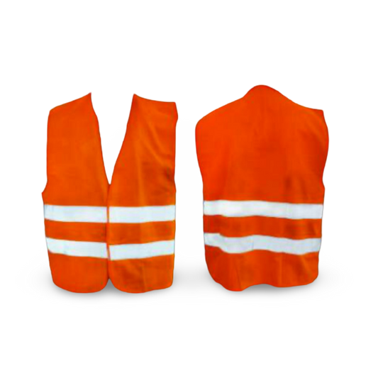 Chaleco Económico Reflectivo Naranja Talla XL Set x 5 Kangaroo - CKVPN