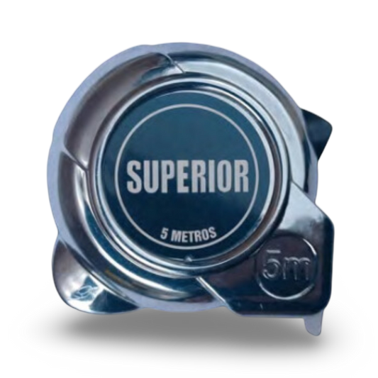 Flexómetro Cromado 8mts x 25mm Superior - FLCR8MT