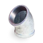 Semicodo Galvanizado 2 1/2" Superior - GSC212
