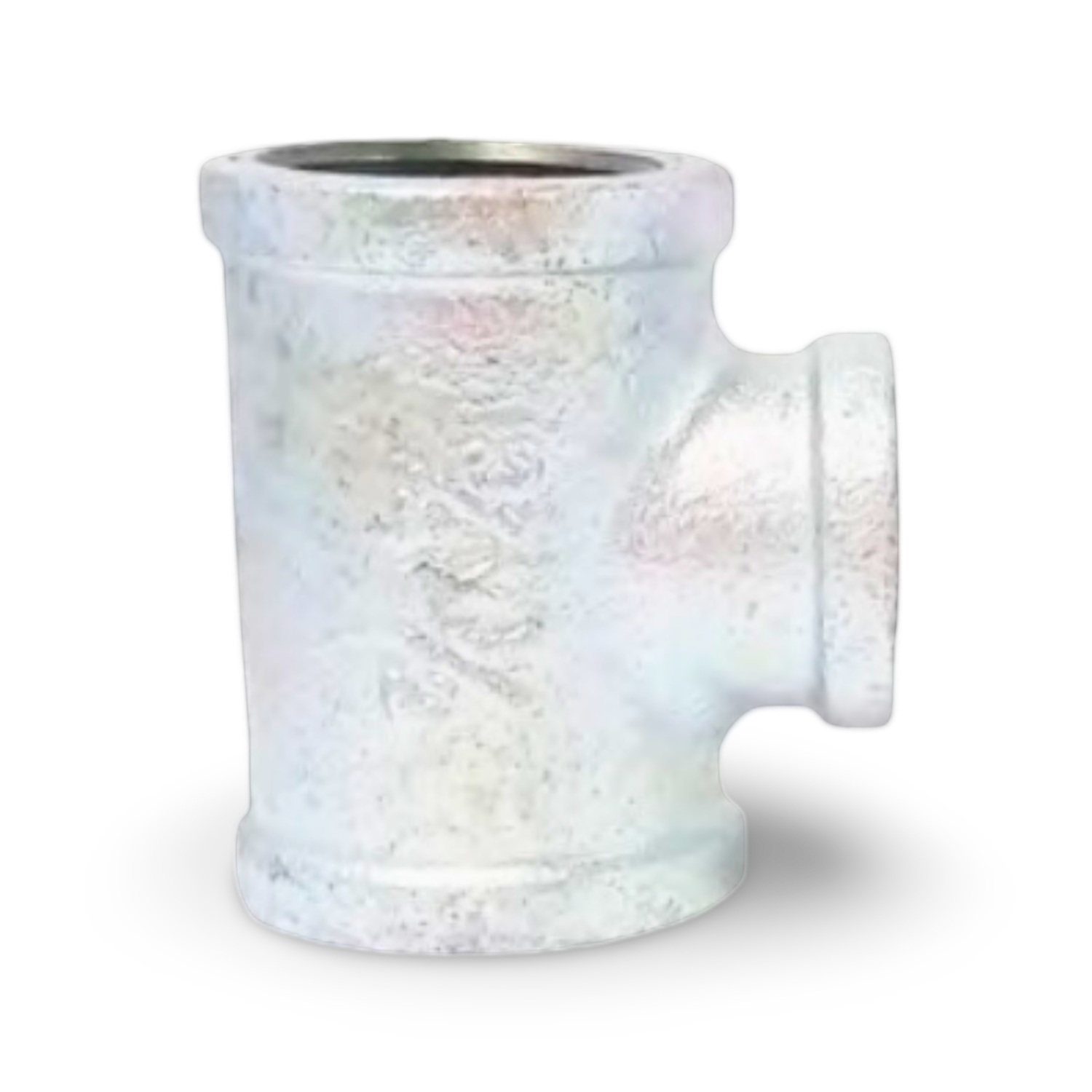 Tee Reducida Galvanizada 1 1/2" - 1/2" Superior - GTR11212