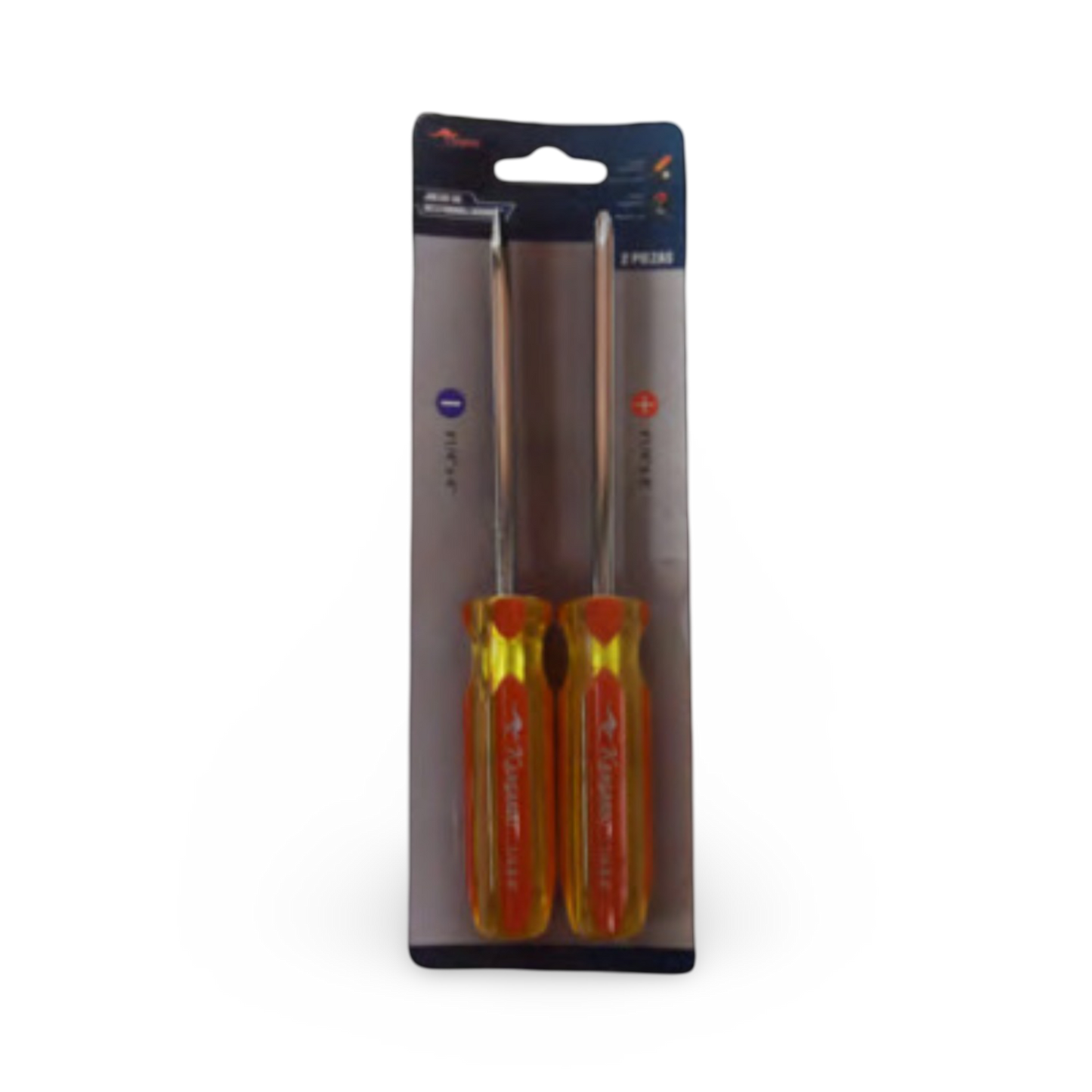 Juego De Destornilladores Mixto Económica 1/4" X 2 Piezas  Kangaroo - JGKAN2P