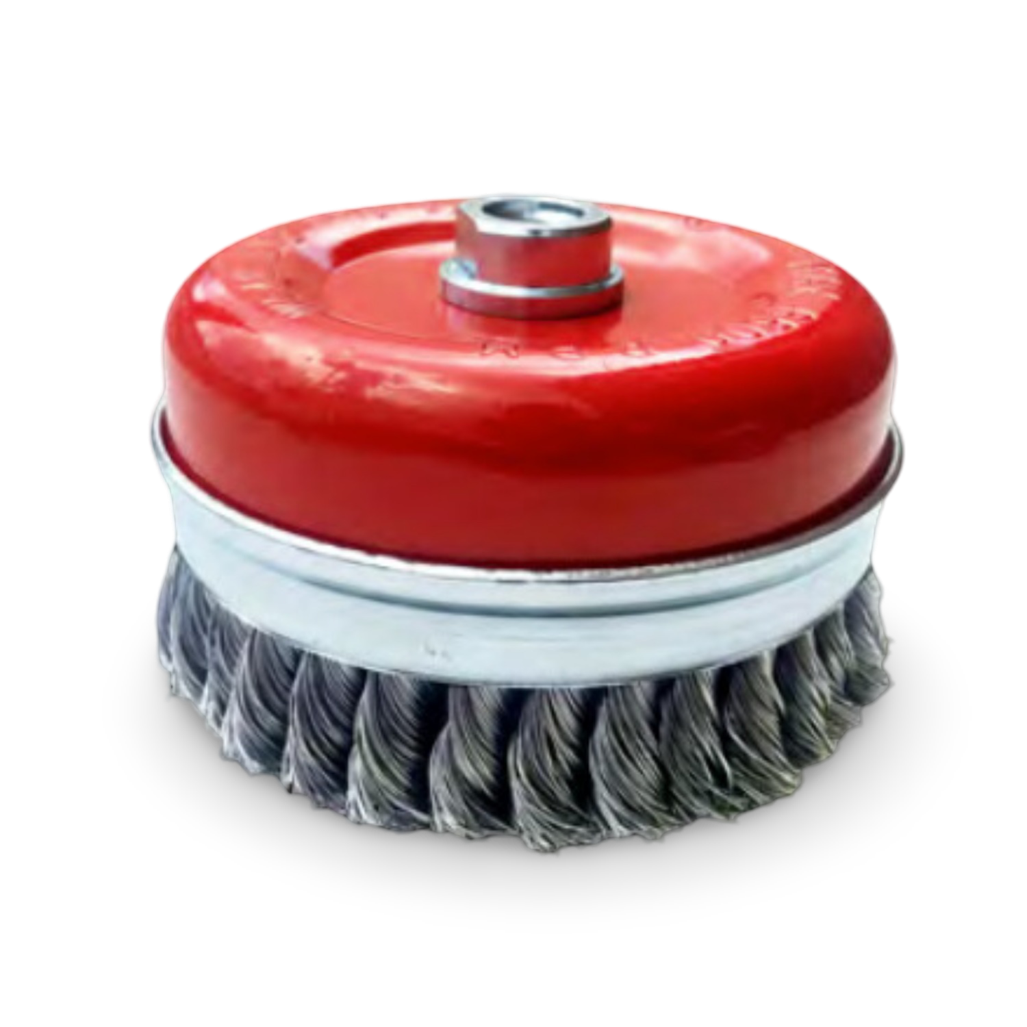 Grata Copa Trenzada Acero Con Anillo M-Rosca 5" Kangaroo - KANCTMA5