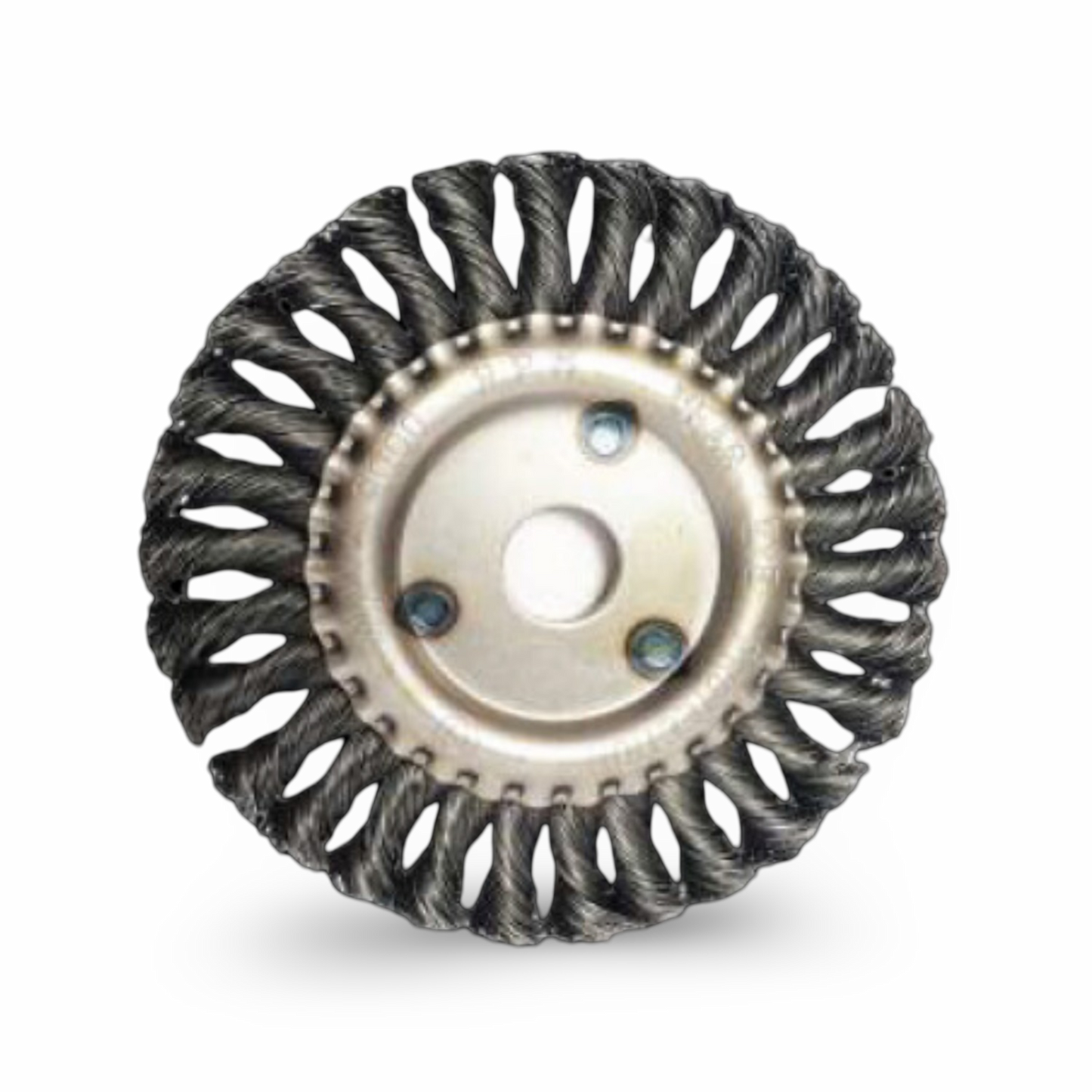 Grata Circular Trenzada Acero Sin Tuerca 6" x 3/8" Kangaroo - KANCTN638