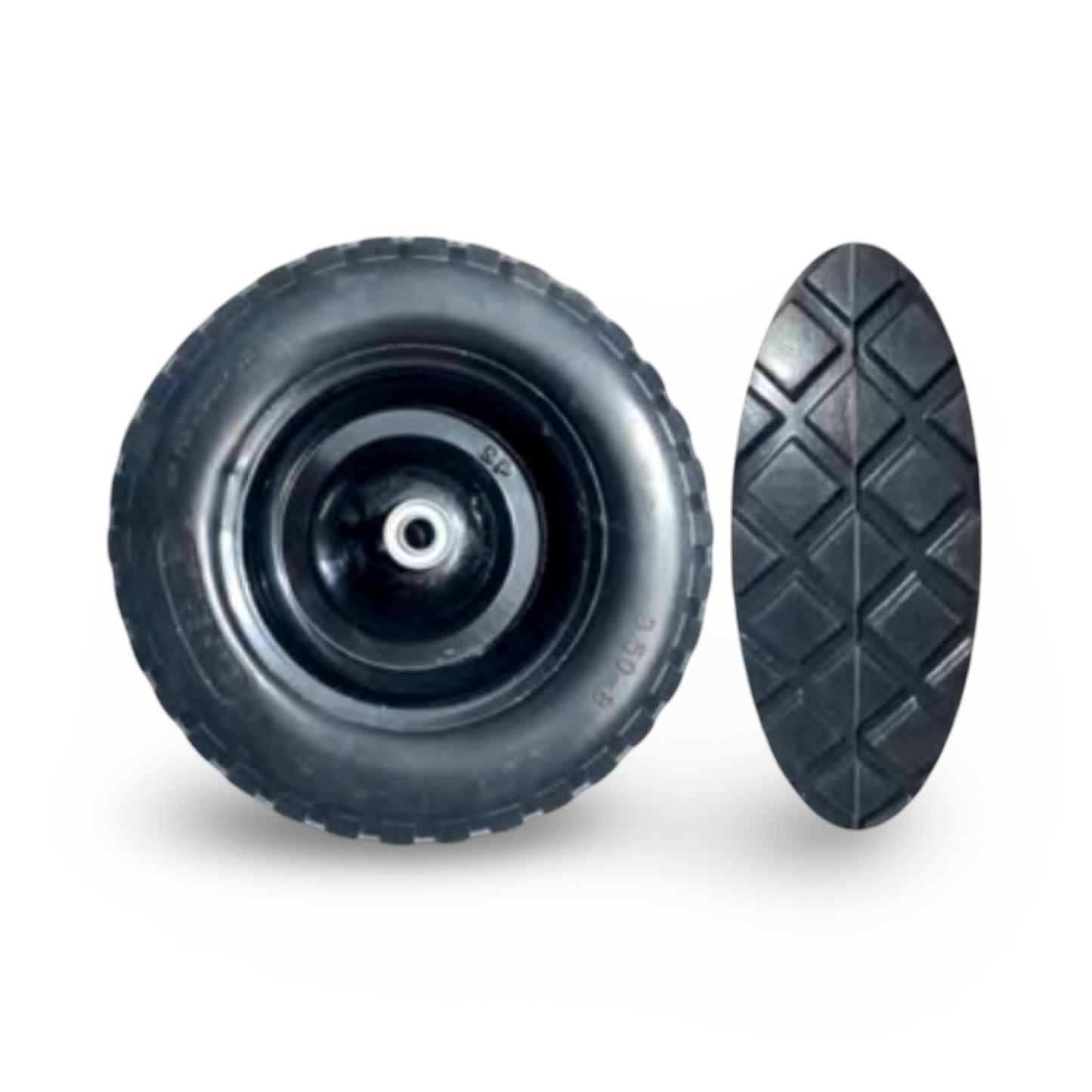 Llanta Para Carretilla Antipinchazo Negra 350-8 Superior - LSCA3508