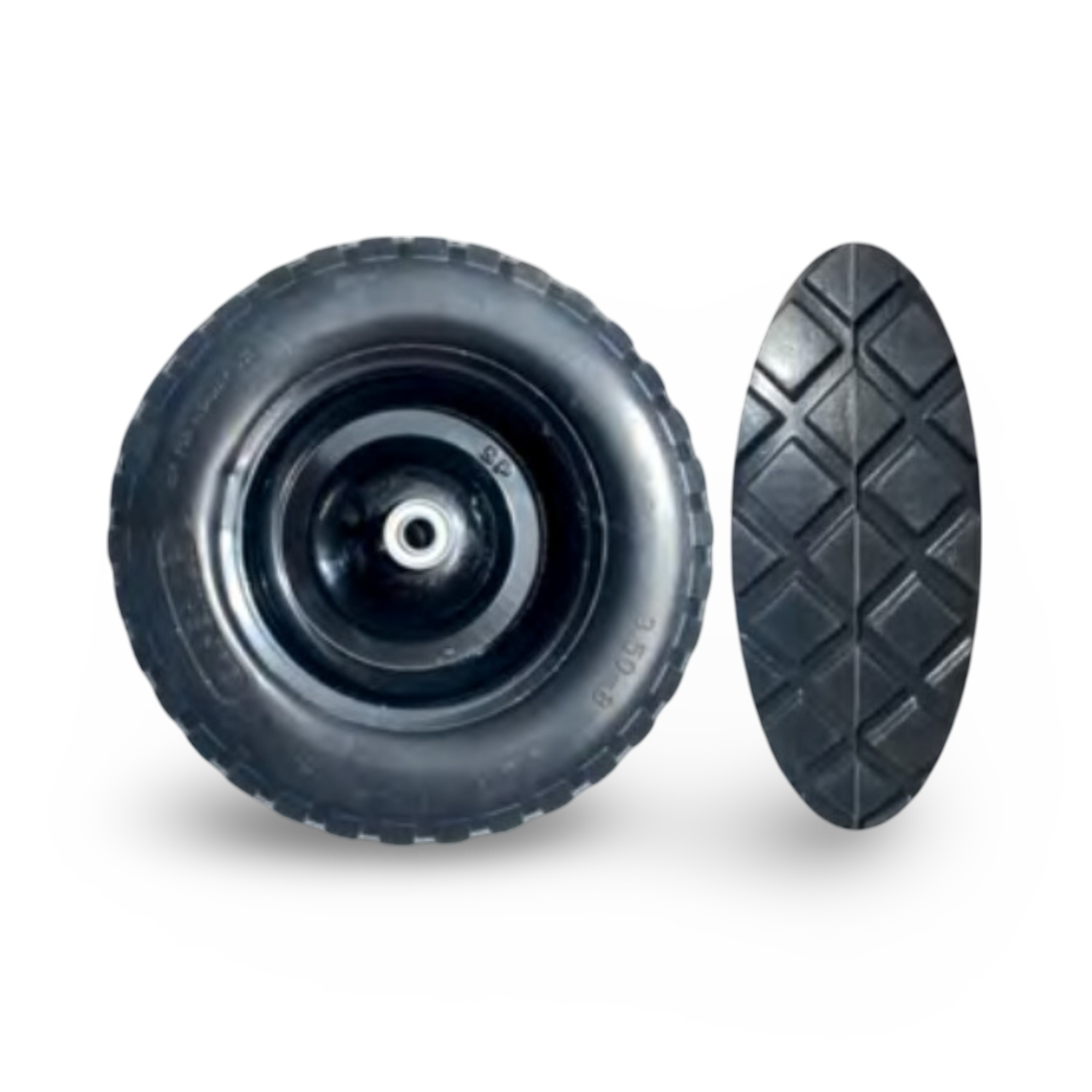 Llanta Para Carretilla Antipinchazo Negra 350-8 Superior - LSCA3508