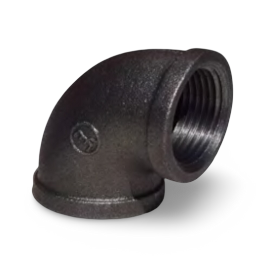 Codo Acero Negro 1 1/2" Superior - NC112