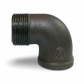Codo Calle Acero Negro 1/2" Set x 20 - NCC12