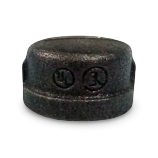 Tapón Copa Acero Negro 1 1/2" Superior - NTC112