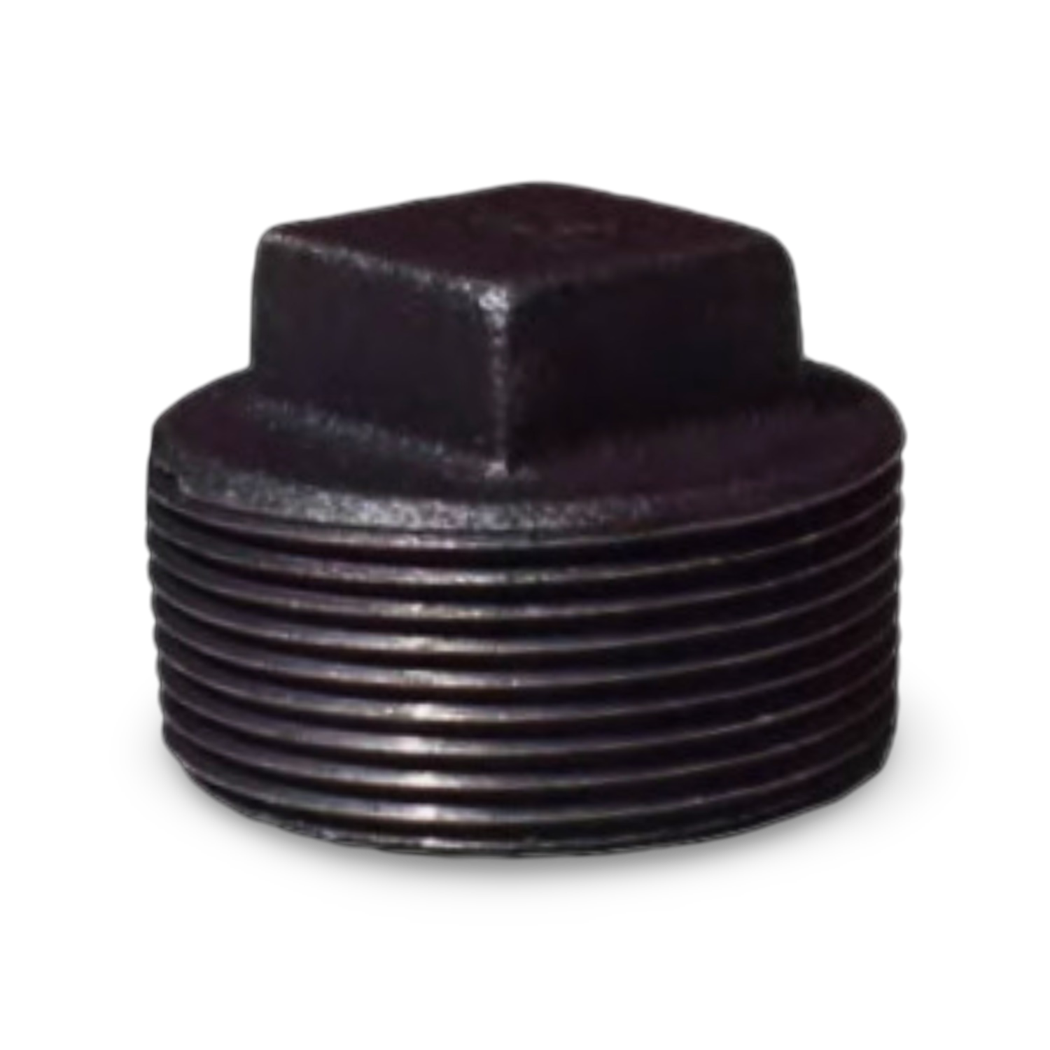 Tapón Macho Acero Negro 1" Superior - NTM1