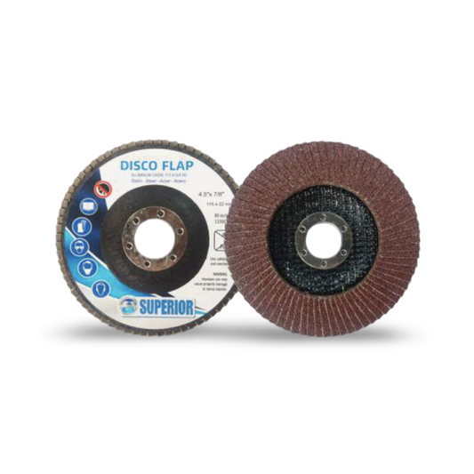 Disco Flap Óxido De aluminio 7" Grano 120 Set x 3 - SDFA7120