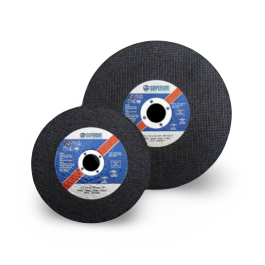 Disco Corte centro deprimido 9" x 1/8 x 7/8 Inoxidable Set x 10 - SUPDC9