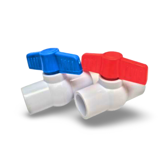 Válvula De Bola En PVC - Roscar 1 1/4" Vizzo Veroni - VPVCR114